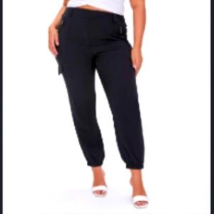 Plus Size Cargo Joggers